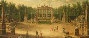 ヴェルサイユの水路地と龍の泉 作： French School